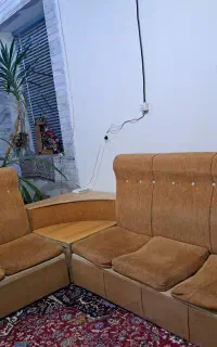 مبل 7 نفره با گل میز وسط فروش فوری