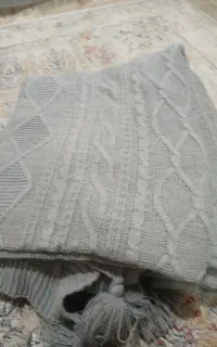 یه جفت شال مبل طوسی