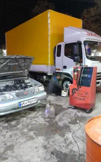شستشوی رادیاتور بخاری با دستگاه اتومات