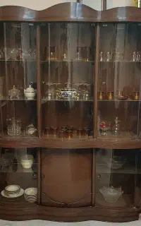 بوفه چوبی دو تکه