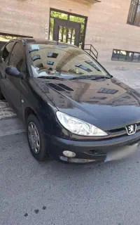 پژو 206 SD، V8 TU5مشکی مدل 95