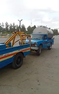 امداد خودرو و یدک کش مجهز به چرخگیر