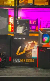 کیس نسل ۱۲ آکبند i312100F+Rx580 XFX گارانتی شرکتی