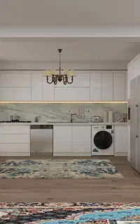 دکوراسیون داخلی هنرا (طراحی داخلی وکابینت آشپزخانه