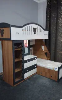 تخت خواب دو طبقه ام دی اف