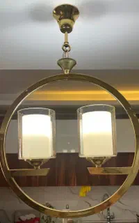 لوستر استیل آب طلا طلایی