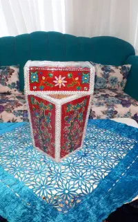 ست سطل وجلددستمال پته