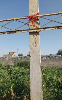 درب حیاط بزرگ