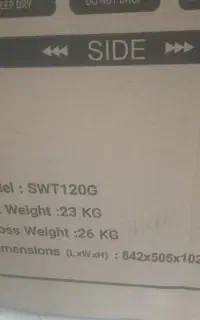 ماشین لباسشویی فریدالدین مدلswt120g