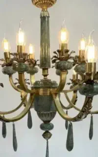 لوستر باکارات سنگی فلور مستقیم از کارگاه