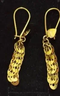 گوشواره و زنجیر ماری طلا
