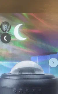 چراغ خواب کهکشانی همراه با اسپیکر  ماه شارژی وبرق