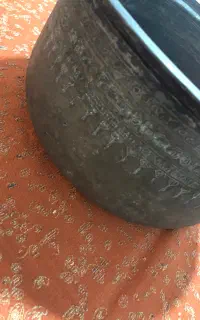 زیر و رو مسی . ( دیگ و سینی )