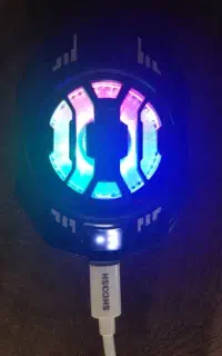 فن خنک‌کننده گوشی درجه و RGB دار