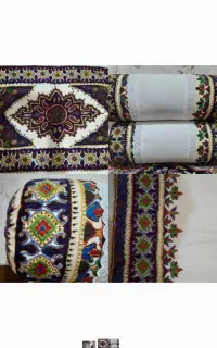 پشتی و کناره و متکا لوله ای