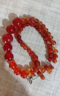 گردنبند سنگ عقیق 51دانه