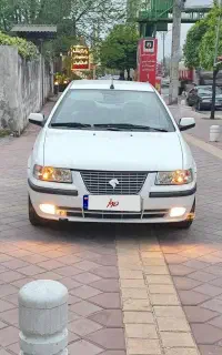سمند LX سفید بی رنگ