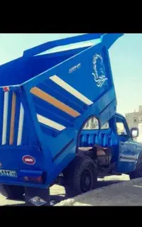 نیسان کمپرسی حمل نقل شن ماسه آجر بلوک بار پالتی
