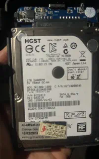 هارد اکسترنال HGST. یک ترابایت/ژاپنی/HDD