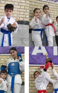 مربی کاراته و بازی های هوشی کودکان