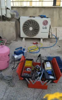 نصب و سرویس، گازی گیری،شارژ کولر گازی اسبیلت