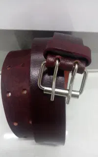 کمر بند چرم اصل بلغاری زرشکی
