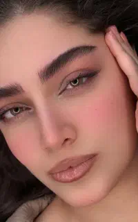 مدل ابروولب ،چشم