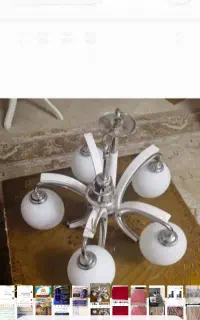 دوعدد لوستر سقفی