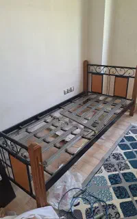 تخت فلزی تک نفره