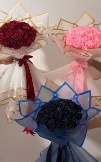 انواع‌دسته‌گل‌روبانی،طبیعی‌شیک‌