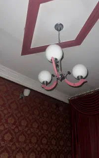 لوستر اتاق خواب همرا با چراغ خواب ست