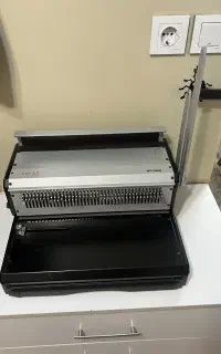 دستگاه صحافی و فنر زن دوبل به همراه فنر