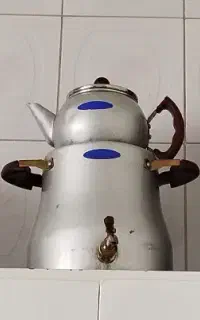 کتری و قوری رو گازی