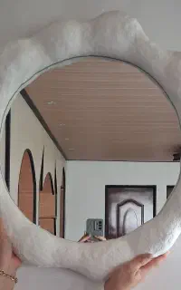 آینه دفرمه دست ساز(پاپیه ماشه)