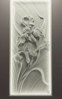 گل مدرن سه بعدی