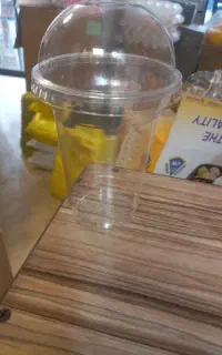 لیوان ایس پک سایز ۴۰۰ سی سی با درب حبابی