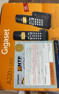 تلفن بی سیم دوگوشی گیگاست