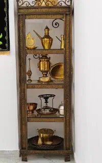 بوفه آنتیک تمام فلزی فرفوژه طرح هخامنشیان