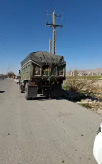 حمل  شن  ماسه خاک لاشه‌سنگ سویا گندم‌ جو