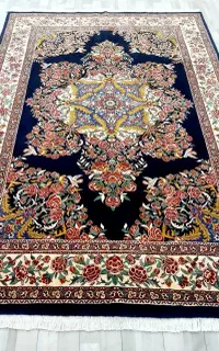 ۶ متری هزار گل قشقایی لول بافت گل ابریشم