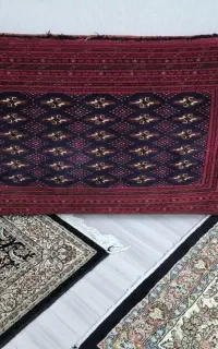 یک جفت پشتی دستی ترکمنی