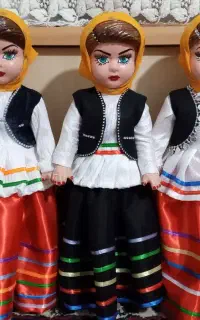 عروسکهای لباس محلی وشمالی عروس