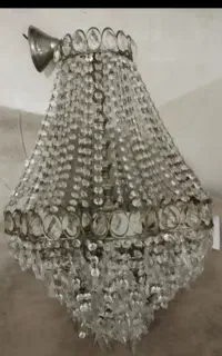 لوستر شیشه ای آویز