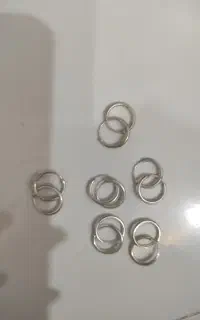 گوشواره حلقه نقره