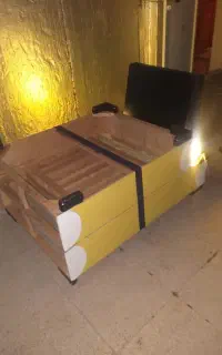 تخت تک نفره با چوب محکم و سبک