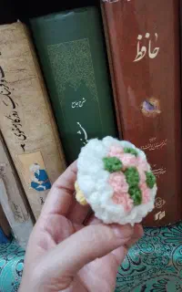 آویز سرکلیدی دسته گل