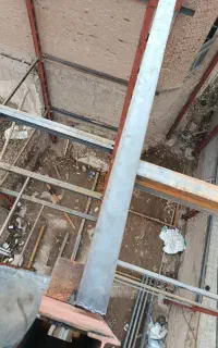 کلیه خدمات جوشکاری و اسکلت‌بندی ساختمان و نبش کشی