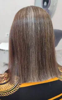 مدل مو کراتین در سالن vip