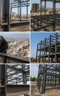 جوشکار سیار ،اسکلت، ستون و تیر،خرده‌کاری