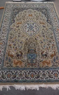 فرش قالی سلیمان شتری رنگ